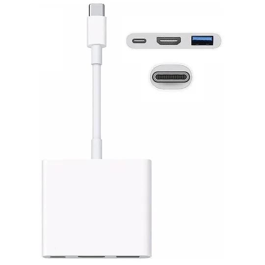 Apple Adaptador MUF82ZM/A Multiporta USB-C a AV Digital - Branco