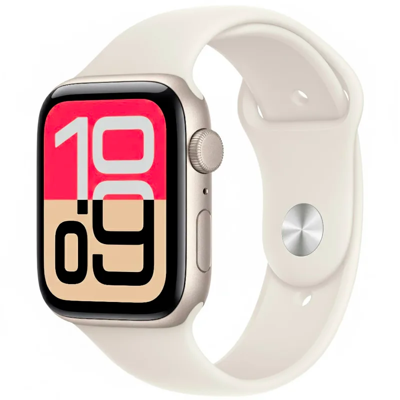 Apple Watch Serie SE 3 44mm MEHJ4LW/A M/L - Starlight/Sport Band