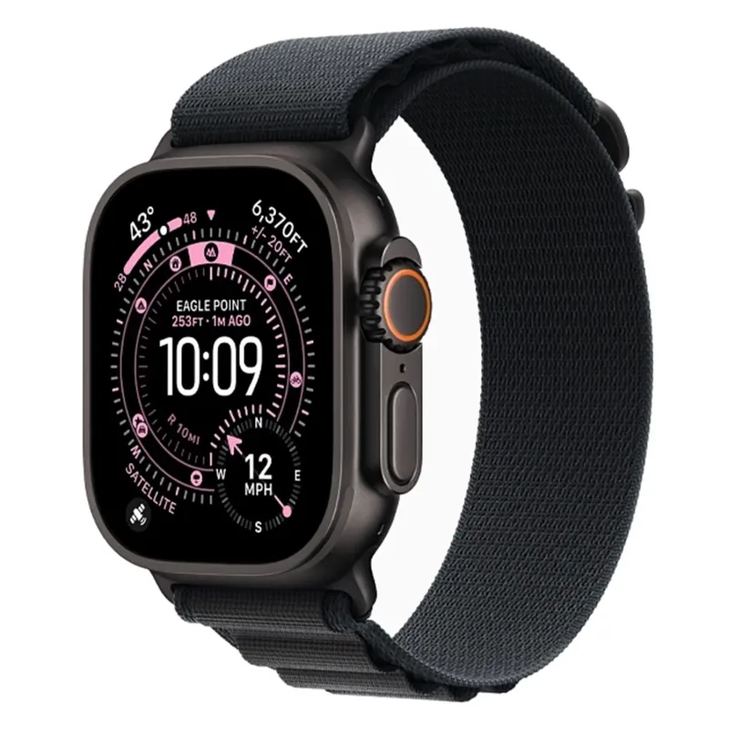 Apple Watch Ultra 3 49mm Cell MF0Q4LW/A S - Titanium/Black Alpine loop
