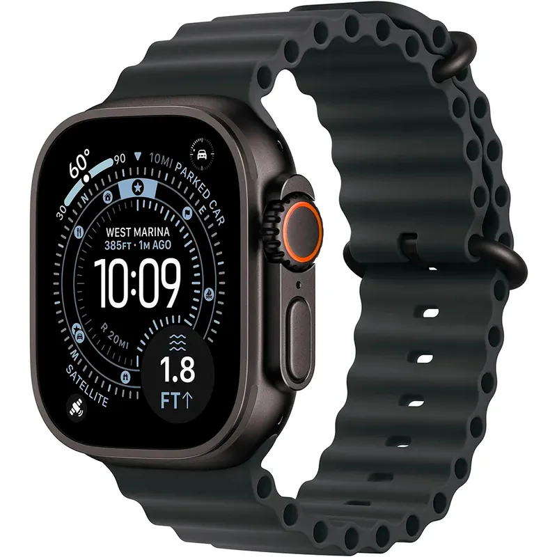 Apple Watch Ultra3 49mm Cell MF0J4LW/A - Black With Black Ocean Band