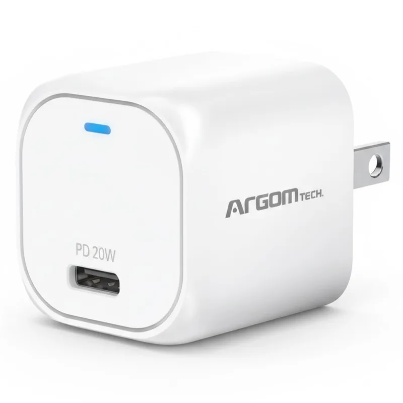 Argom Cargador Fuente Fast Charger Tipo C Arg-Ac-0110Wt A00646 Blanco
