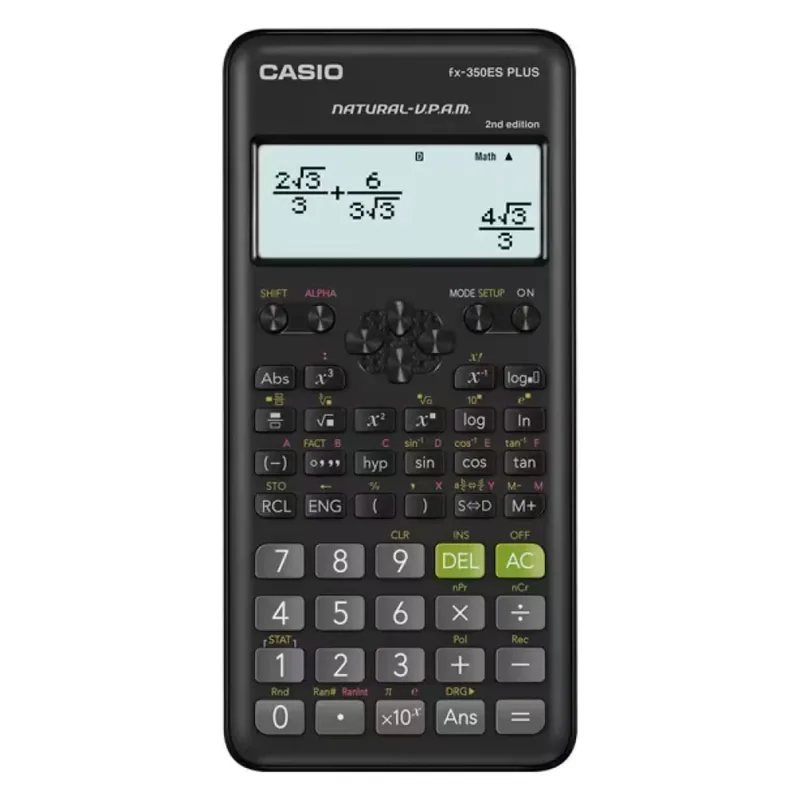 Calculadora Casio FX-350ES Plus 2nd Edition-Negro