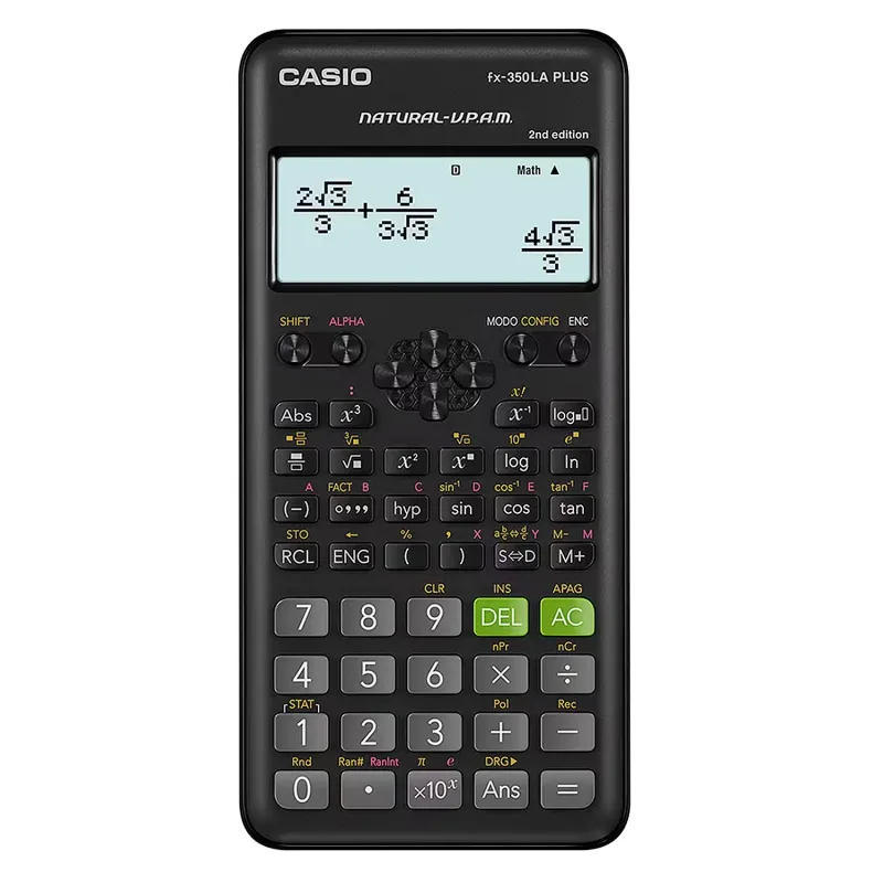 Calculadora Casio FX-350LA Plus 2nd edition - Negro