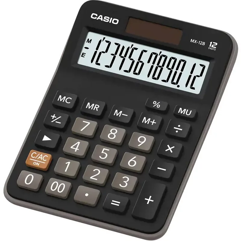 Calculadora Casio MX-12B-BK-W-DC