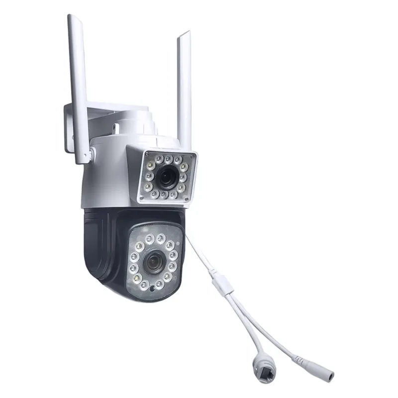 Cámara IP Satellite A-CAM010D IP66 4MP/SD/AI - Negro/Blanco