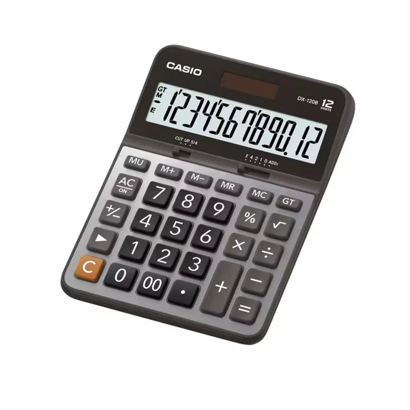 Casio Calculadora Dx-120B Silver/Black