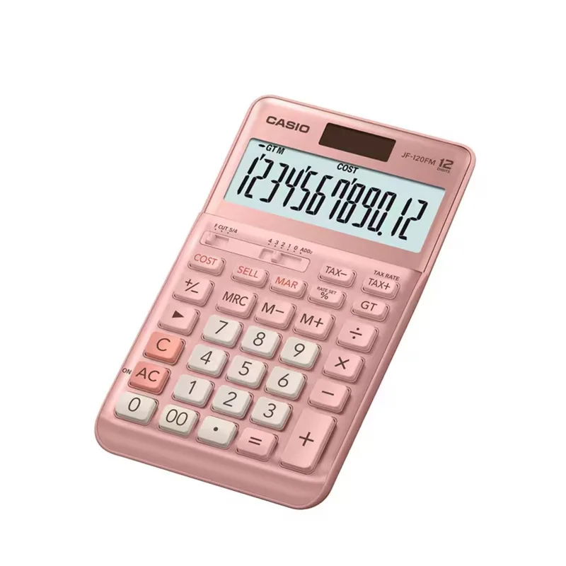 Casio Calculadora Jf-120Fm Pink