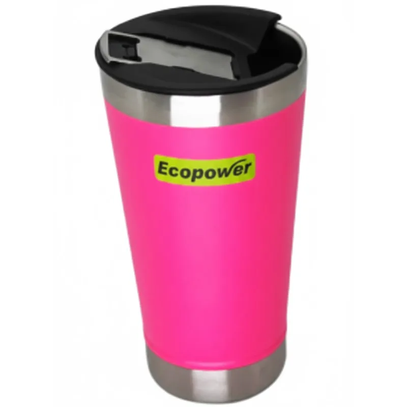 Ecopower Vaso Ep-G011 Water Bottle 500Ml Rosa Oscuro