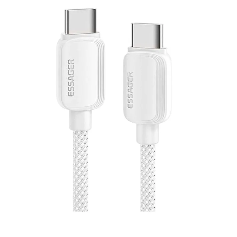 Essager Cable Exctt1-Wl02-P USB-C A USB-C 1M White
