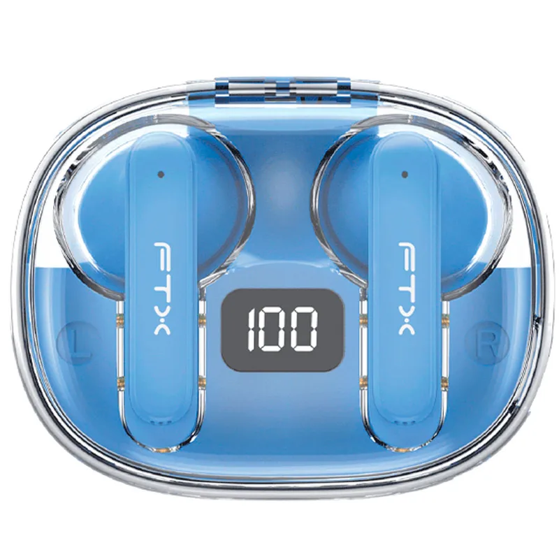 Ftx Auricular E80-Bl Bt/Mic/Enc/Touch/Ipx6 Azul