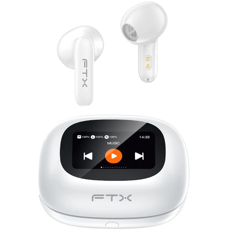 Ftx Auricular E97L-Wh Bt/Mic/Touch/Ipx6 Blanco C/Pant LED