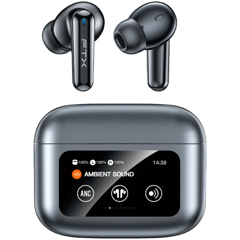 Ftx Auricular Ftx E56L-Gy Bt/Mic/Anc/Touch/Ipx6 Gris C/Pant LED