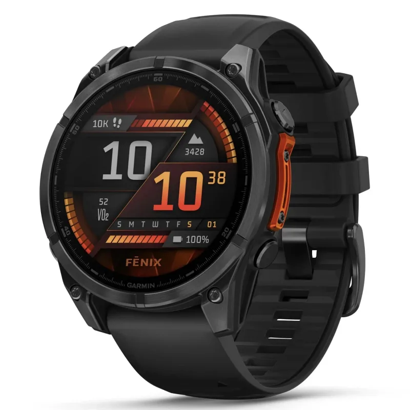 Garmin Reloj Gps Fenix 8 47Mm Amoled 010-02904-00 Gray
