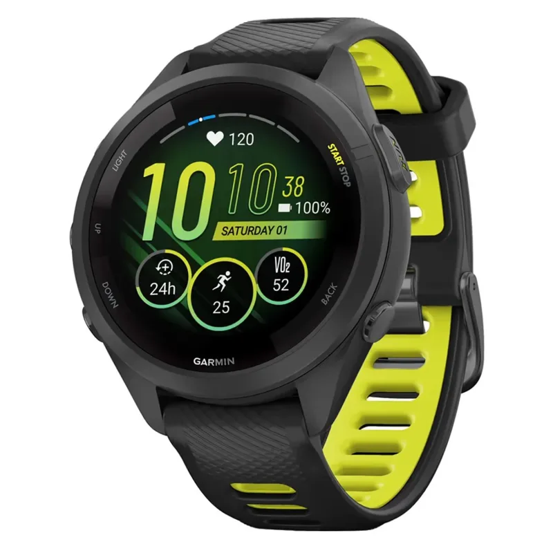 Garmin Reloj Gps Forerunner 265S 42Mm 010-02810-03 Black/Yellow