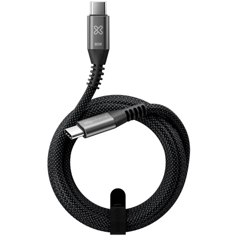 Klip Cable USB-C Kac-250-10Ft Powergo 250 60W 3M Black
