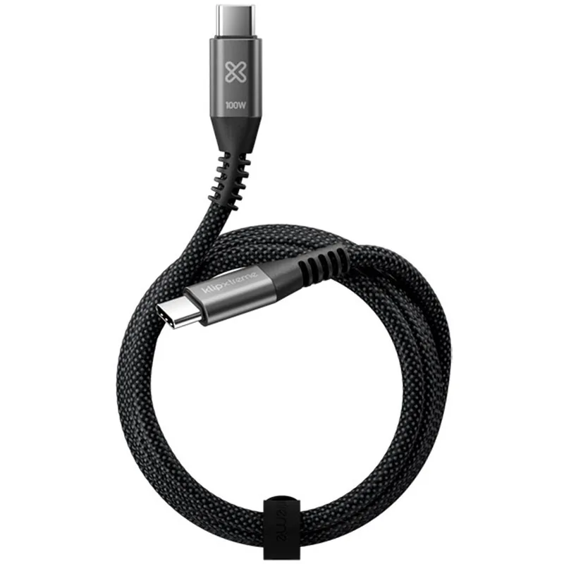 Klip Cable USB-C Kac-550-6Ft Powergo 550 100W 1.8M Black