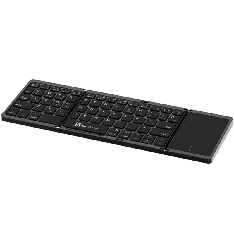Klip Teclado Kck-650S-Bk Flexplit C/Touchpad Bt Spa Black