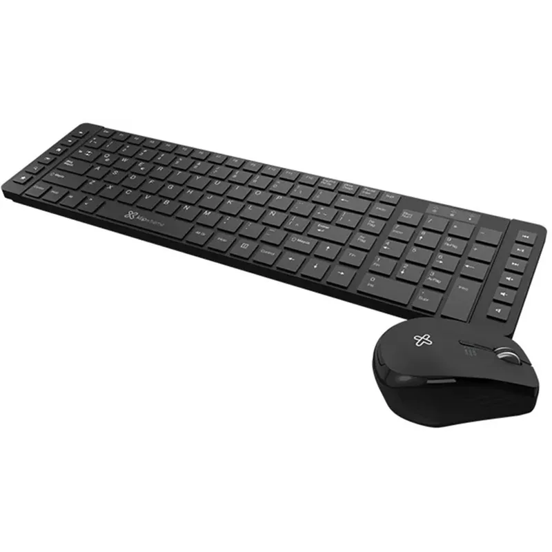 Klip Teclado + Mouse Wireless Kck-270S Revolution Esp Negro