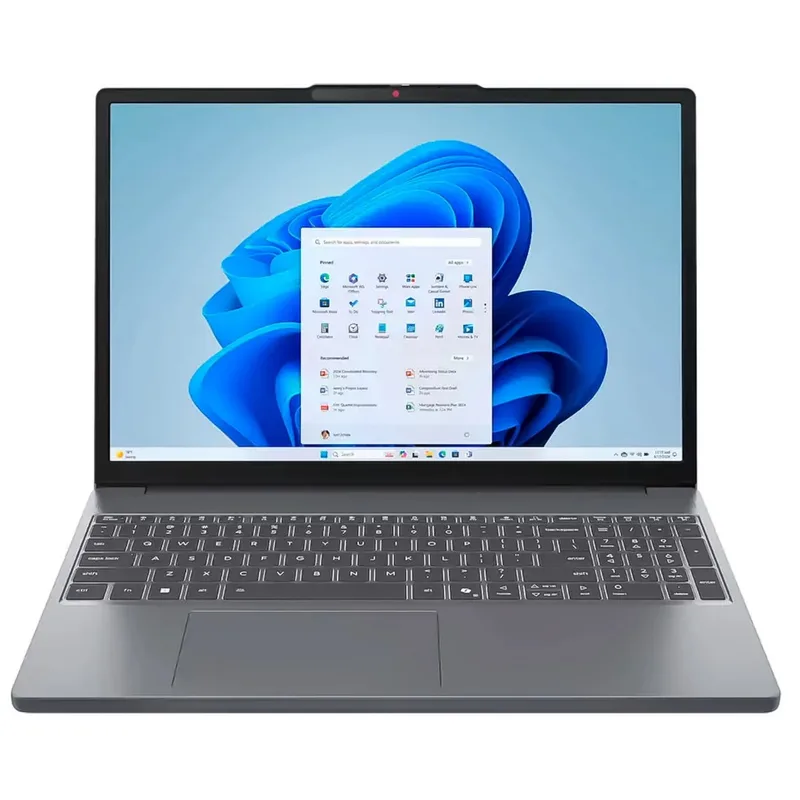 Lenovo Notebook Slim 3 83K700G8Us Amd R7-170 16/512Gb 15.3" W11 Touch L.Grey