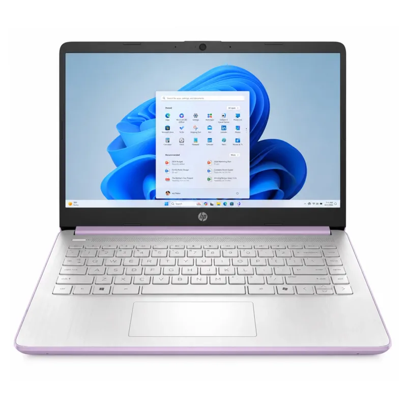 Notebook HP 14-DQ6104DX Celeron N150 4/128GB 14" W11- Honey Lavnder