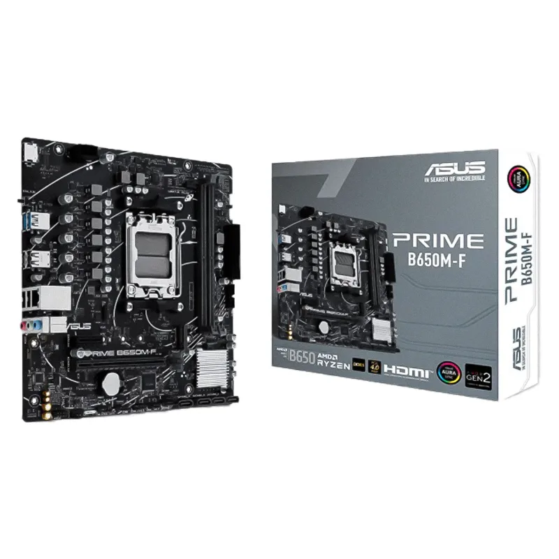 Placa Madre AM5 Asus prime B650M-F HDMI/DDR5 ARGB GEN2 90MB1HKO-M0EAY0