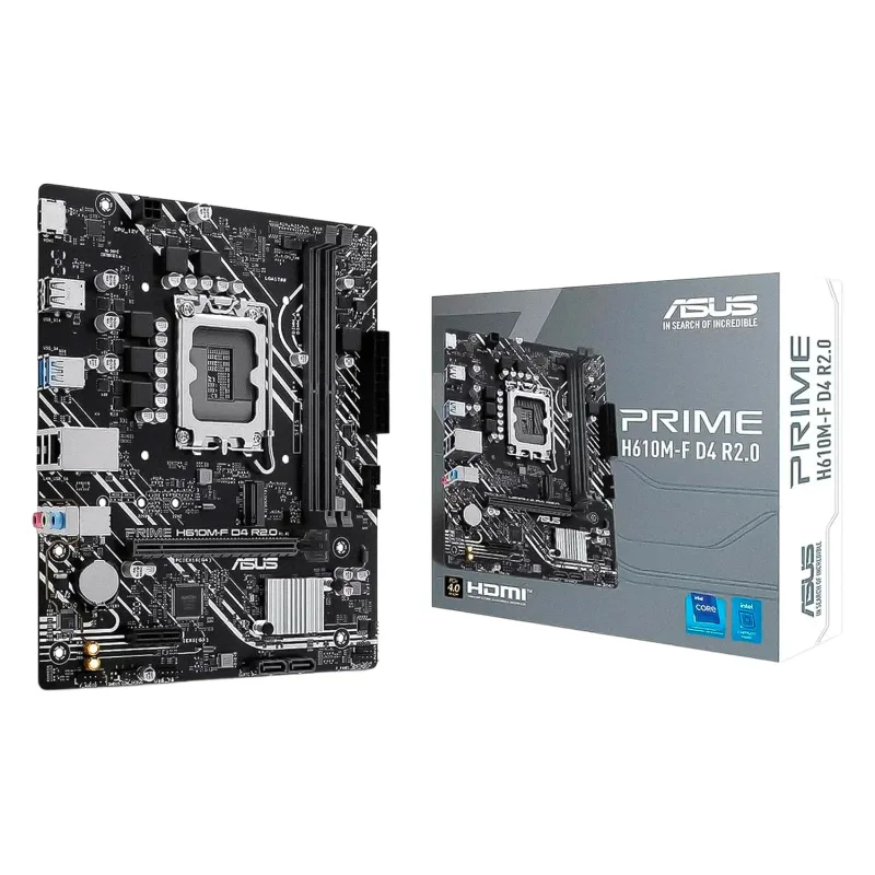 Placa Madre Asus Prime H610M-F D4 LGA 1700/mATX/DDR4