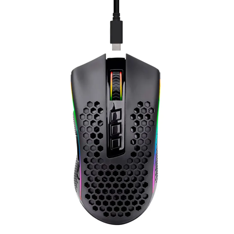 Redragon Mouse Wireless M808-Ks Storm Pro RGB 16000Dpi Black