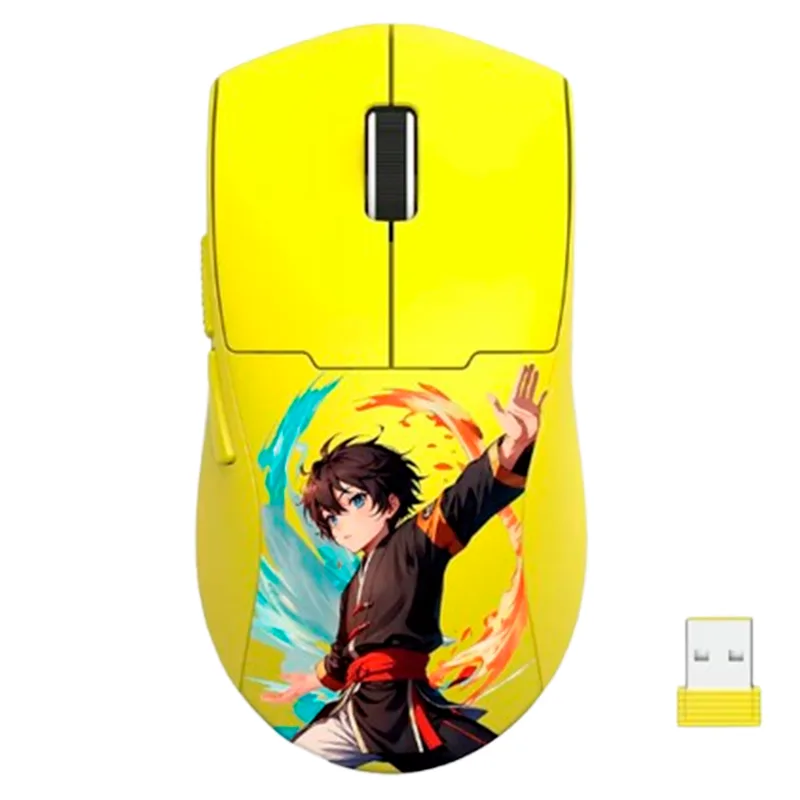 Redragon Mouse Wireless M918Akb-Pro 26000Dpi K1Ng Max Yellow