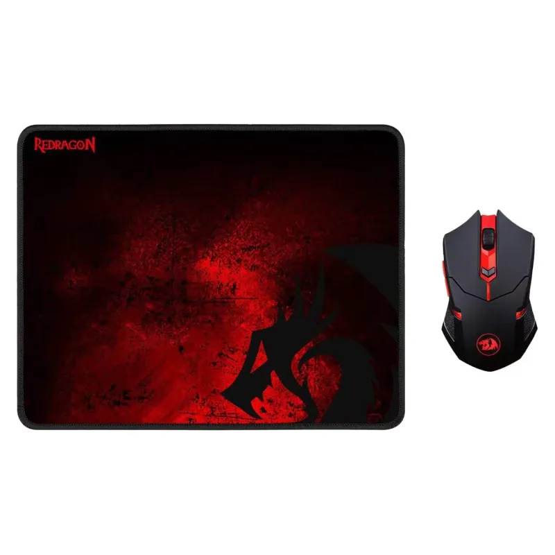 Redragon Mousepad M601Wl-Ba 330X260Mm + Mouse Wireless 24000Dpi Negro
