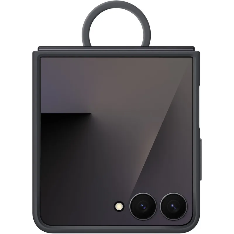 Samsung Capa Z Flip7 Ef-Pf766Tbegww Silicone Case Black