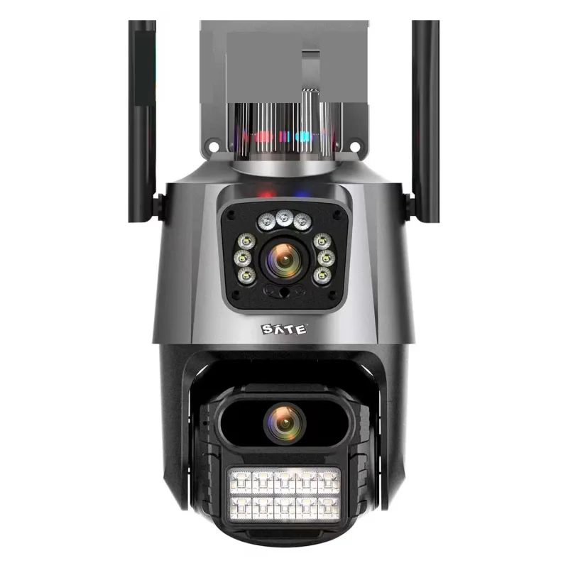 Satellite Camara Ip A-Cam009D 2 Camaras/4Mp Negro