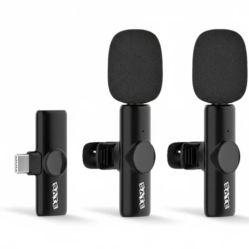 Satellite Microfono Inalambrico A-Mk231 Tipo-C Negro