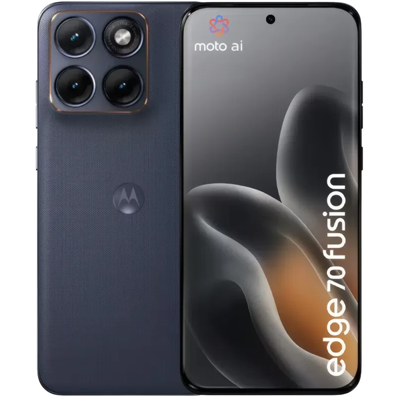 Smartphone Motorola Moto Edge 70 Fusion 5G XT2605-3 8/256GB / Tela 6.78 144Hz / Cam 50+13MP / Android 16 - Silhouette
