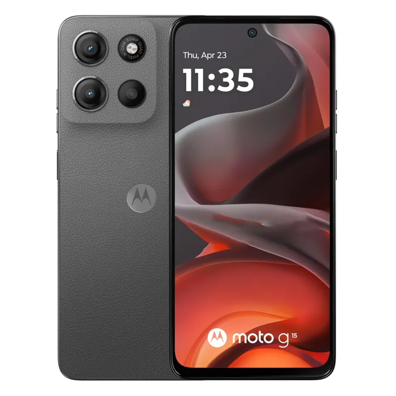 Smartphone Motorola Moto G15 XT2521-5 256GB 8GB RAM Dual SIM Tela 6.7" - Cinza Grafite (Caixa Slim)