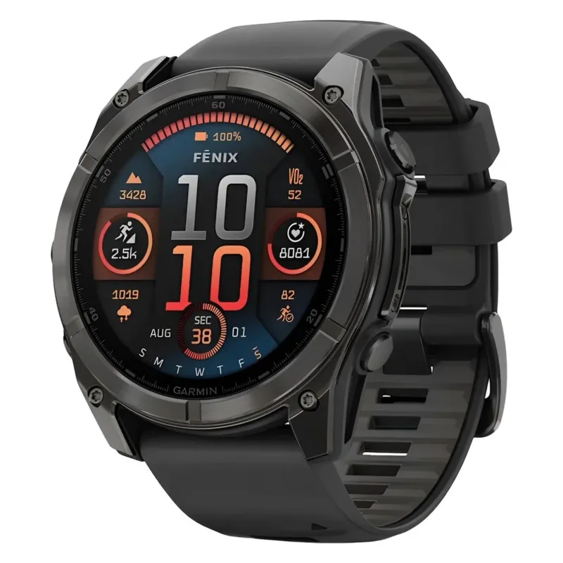 Smartwatch Garmin Fenix 8 Sapphire Amoled 51mm 010-02905-20 - Cinza