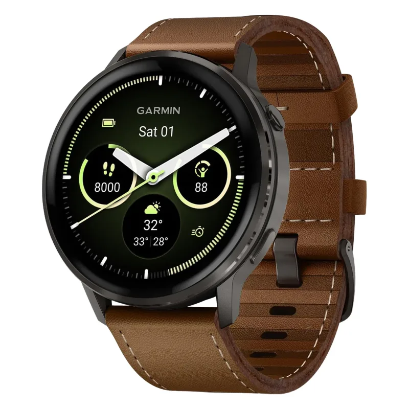 Smartwatch Garmin Venu 4 010-03014-03 45mm Prata - Marrom