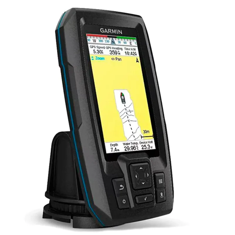 Sonar para Pesca Garmin Striker 4 Plus 010-01870-01 Tela de 4.3 com GPS - Preto