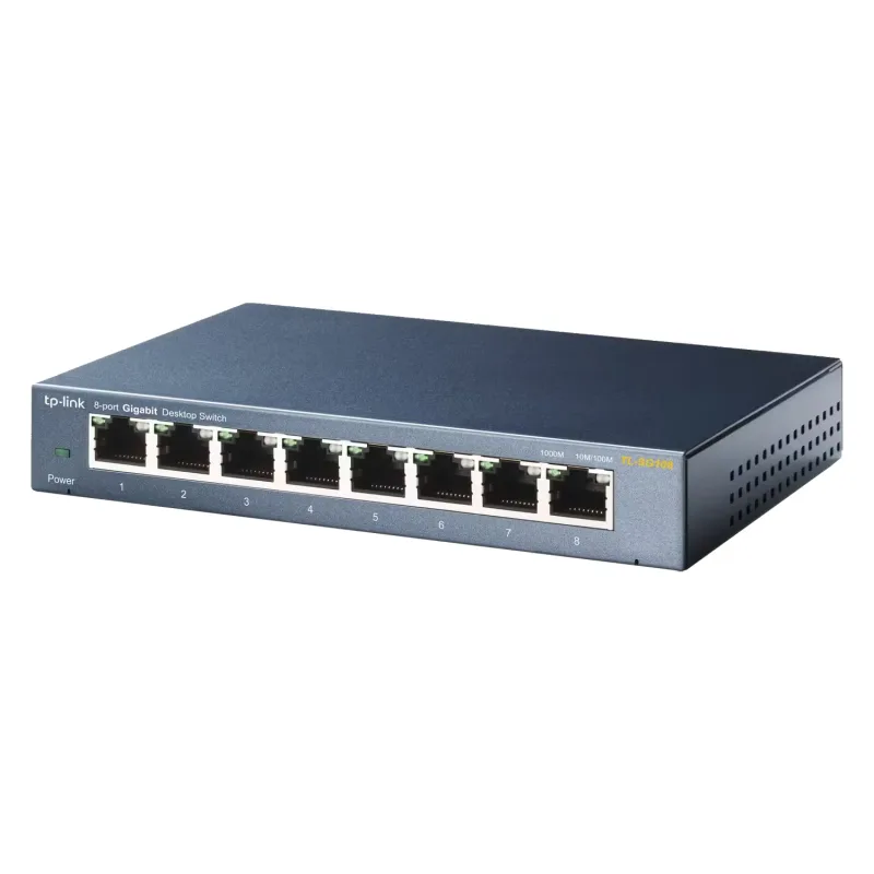Tp-Link Switch Tl-Sg108 8P 10/100/1000Mps Negro