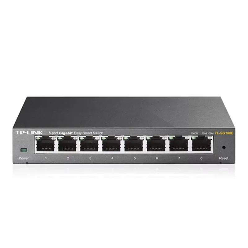 Tp-Link Switch Tl-Sg108E 10/100/1000Mps 8P Rj45 Negro