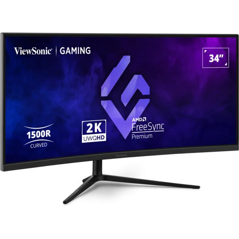 Viewsonic Monitor LED 34" Vx3418C-2K Curved Black