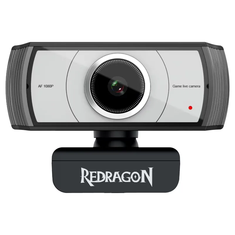 Webcam Redragon Apex GW900-1 con Resolución Full HD/Micrófono - Negro