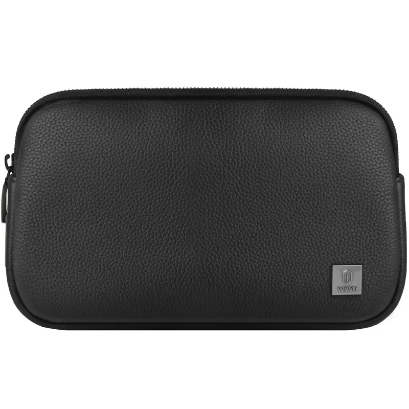 Wiwu Bolsa P/Accesorios Alpha Fingerprint Clutch Qb /T1333-2018 Black